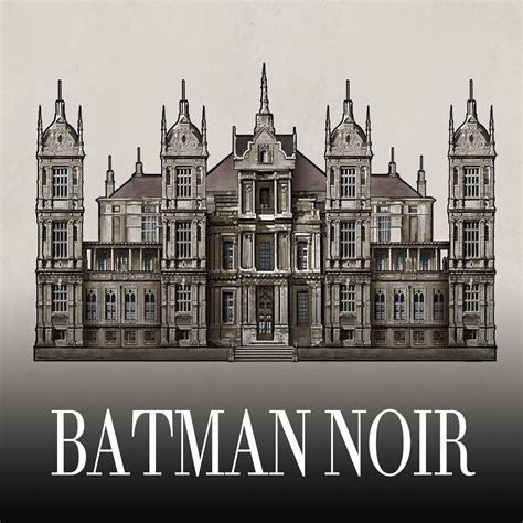 Wayne Manor - Batman Noir, JunSheng Zheng in 2024 | Wayne manor, Batman ...