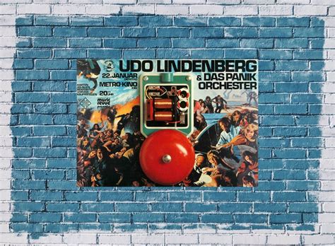 Udo Lindenberg - Alles Klar, Hamburg 1973 - Konzertplakat, 444,40