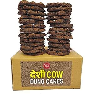 RAJA GULAB%100 Natural HAVAN UPLE Desi Gobar Upla Kanda Cow Dung Cake ...