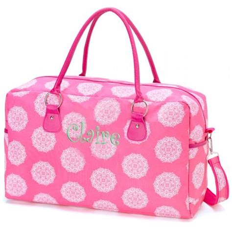 Buy aBaby Maddie Weekender Bag, Pink, Name Claire Online at Low Prices ...