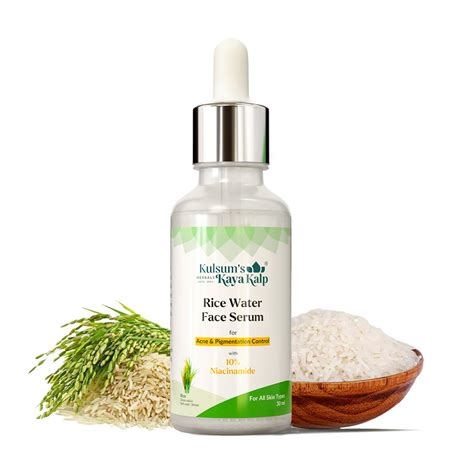 Buy Herbal Rice Water Face Serum 30ml | Kulsum's Kaya Kalp