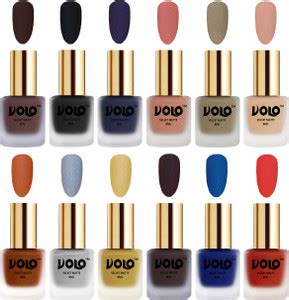 Volo Velvet Dull Matte Bold Colors Nail Polish Combo in Wholesale Rate ...
