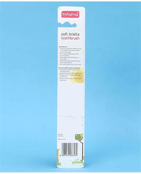 Babyhug Soft Bristle Toothbrush (Color May Vary)
