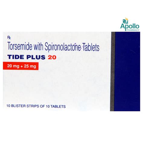 Tide Plus 20 Tablet | Uses, Side Effects, Price | Apollo Pharmacy