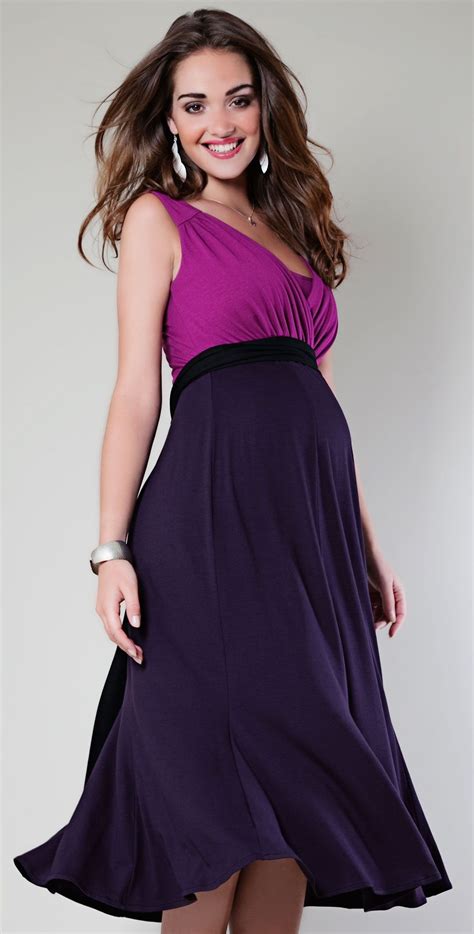 Swing Berry Jersey Maternity Dress - Maternity Wedding Dresses, Evening ...