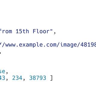 Image result for JSON Document Example