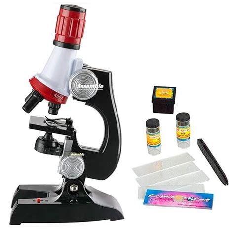 Buy ASSEMBLE Plastic microscope science kit with slides educational ...