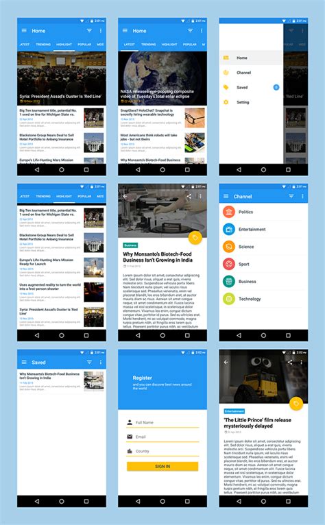 Image result for Material UI in Android Java