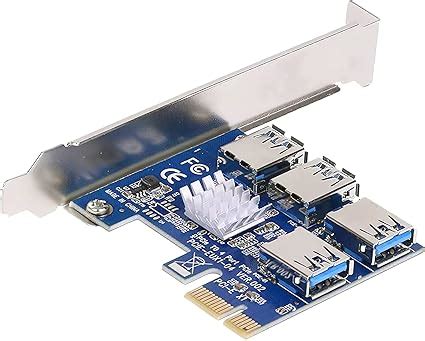 SaiRetail.Com PCIe 1 to 4 Pcie Riser Card, PCI-Express Splitter 16X ...
