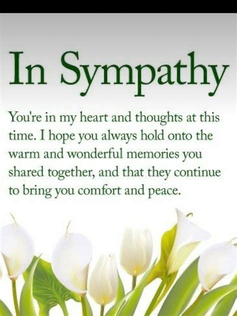 Sympathy Thoughts, Words For Sympathy Card, Sympathy Verses, Sympathy Sentiment, Sympathy Notes ...