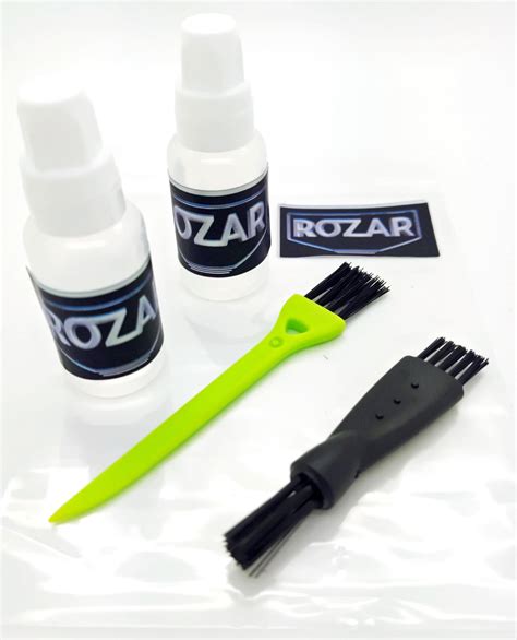 2 Rozar Lubricating Shaver Oils and brush kit - Shaver Heads, Chargers ...