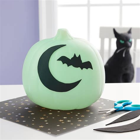 Bat And Moon Pumpkin Carving