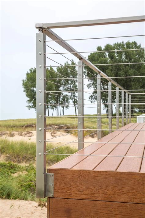 Waterfront Stainless Steel Cable Railing - Viewrail