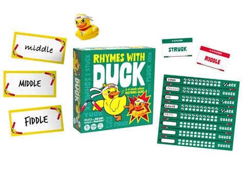 Rhymes with Duck family game - Poopsie's Gifts & Toys