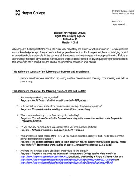 Fillable Online REQUEST FOR PROPOSAL DIGITAL MEDIA BUYING ... Fax Email ...