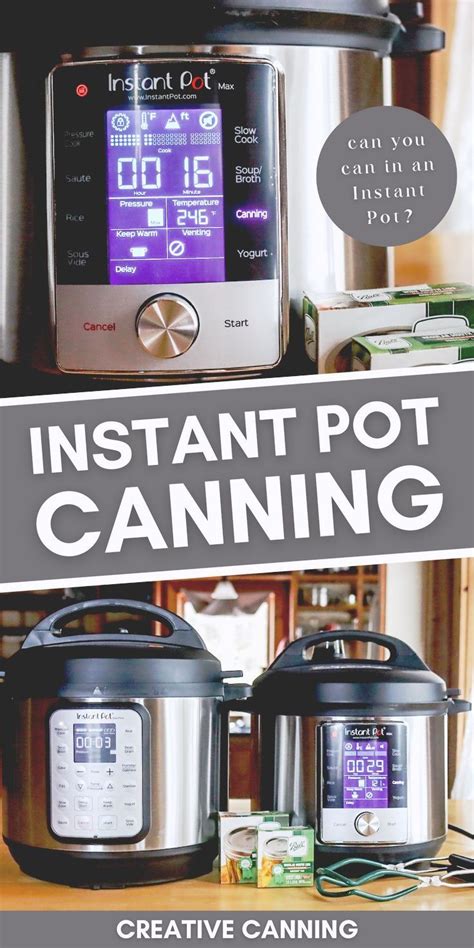 Image result for Instant Pot Tutorial Canning