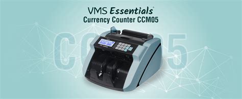 VMS Essentials CCM05 Semi Value Business-Grade Note Counter - Advanced ...