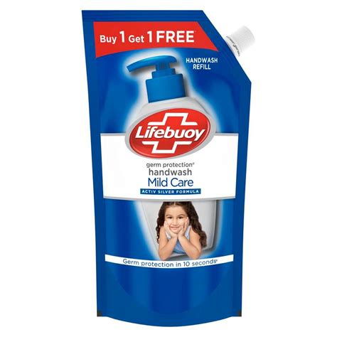 Lifebuoy Mild Care Germ Protection Handwash, 750 ml (Buy 1 Get 1 Free ...