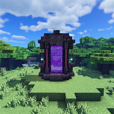 Nether Portal Design Tutorial 的图像结果