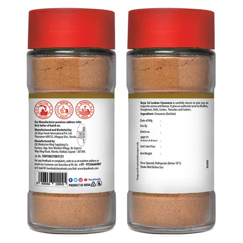 Keya Exotic Spices Combo, Nutmeg Powder 65gm, Cardamom Seed Powder 50gm ...