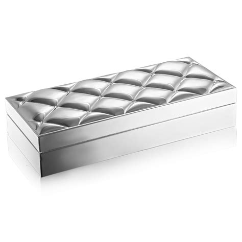 Silver Coco Box- Rectangle – Momentz