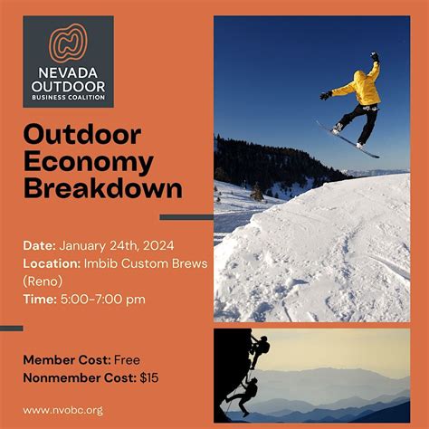Outdoor Economy Breakdown (Reno), IMBĪB Custom Brews - Reno, 24 January ...