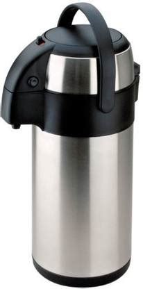 IndusBay Big Size 4 Liter Stainless Steel Thermos Flask 4000 ml Steel ...