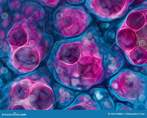 Human Skin Cells Under a Microscope Stock Image - Image of stratified ...