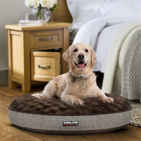 Kirkland Signature 42" Round Pet Bed in Brown | Costco UK