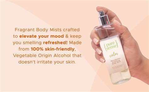 Buy PureSense Calm Macadamia Soothing Body Mist Long Lasting Fragrance ...
