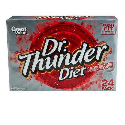 Dr Thunder Diet Soda, Calorie Free, 12 fl oz, 24 India | Ubuy