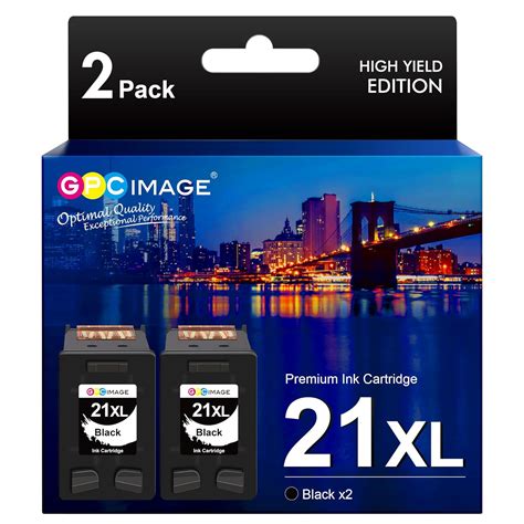 GPC Image Remanufactured Ink Cartridge Replacement for HP 21 C9351AN to ...