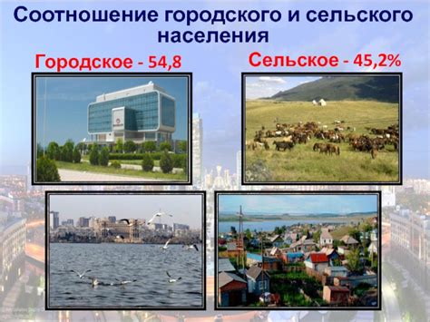 Городское и сельское население Казахстана презентация, доклад
