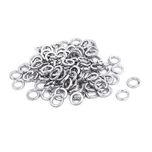M4 Stainless Flat Spring Lock Washers, 18-8 (304) Stainless Steel, 0.16 ...