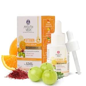 Ayouthveda Vitamin-C Face Serum With 3X Vitamin-C | Reduce ...