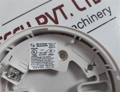 System Sensor B501 Fire Detector Base – Aeliya Marine Tech