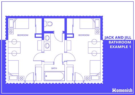 Jack And Jill Bathroom Floor Plans