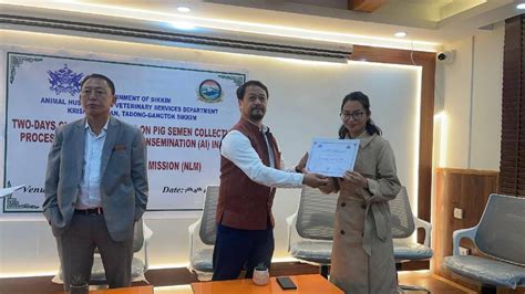 Sikkim hosts its first training on pig semen collection and artificial ...