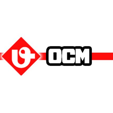 logotipo de ocm. letra ocm. diseño del logotipo de la letra ocm ...