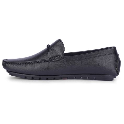 Buy Fortune Black Formal Loafers For Men AVL-5 By Liberty