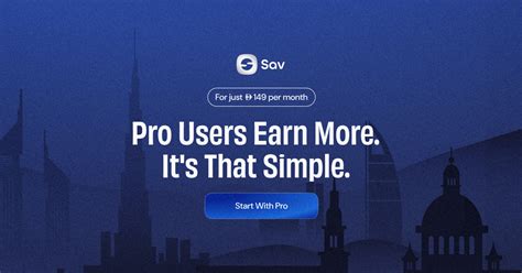 Sav Pro | Smarter Spending, Higher Rewards, Better Control