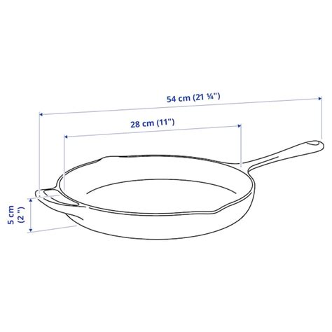 VARDAGEN frying pan, cast iron, 28 cm (11") - IKEA