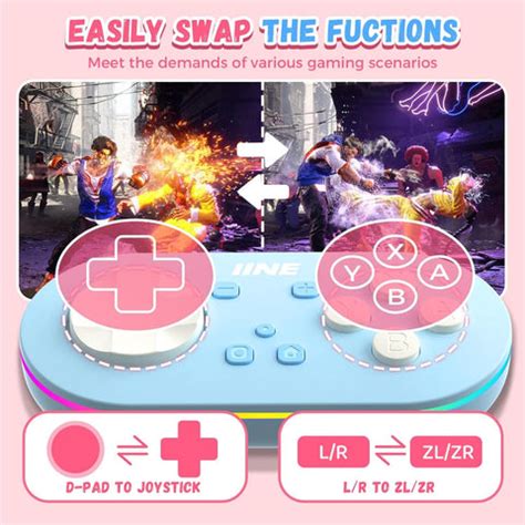 IINE Micro Bluetooth Controller, Pocket-sized Mini Gamepad for Switch ...