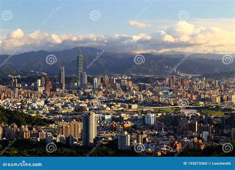 The Modern City of Taipei, Buildings Cityscapes the Capital of Taiwan. Stock Photo - Image of ...