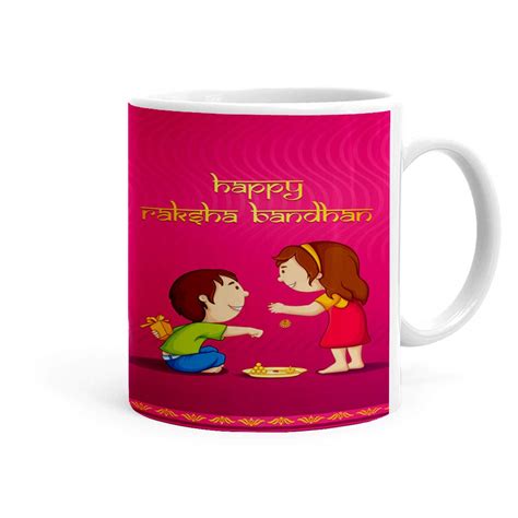 Buy Khakee Rakhi/Rakshabandhan Gift Theme Coffee Mug for Brother Sister ...