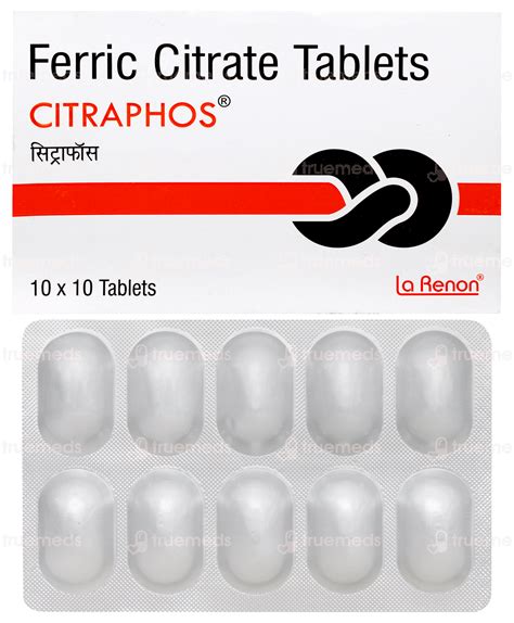 Citraphos 210 Mg Tablet 10 - Uses, Side Effects, Dosage, Price | Truemeds