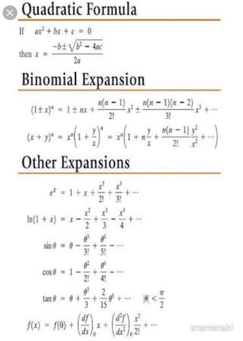 Expansion formula ,show the formula - Brainly.in