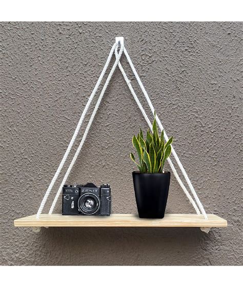 The Craftsman Wood Wall Hanging Shelf, Wood Floating Shelves, Rustic ...