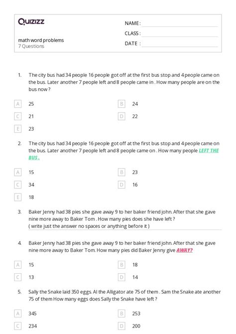 Image result for Word Problems 3rd Class