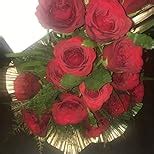 Floralbay Special Basket Arrangement of 14 Red Roses Fresh Flowers ...